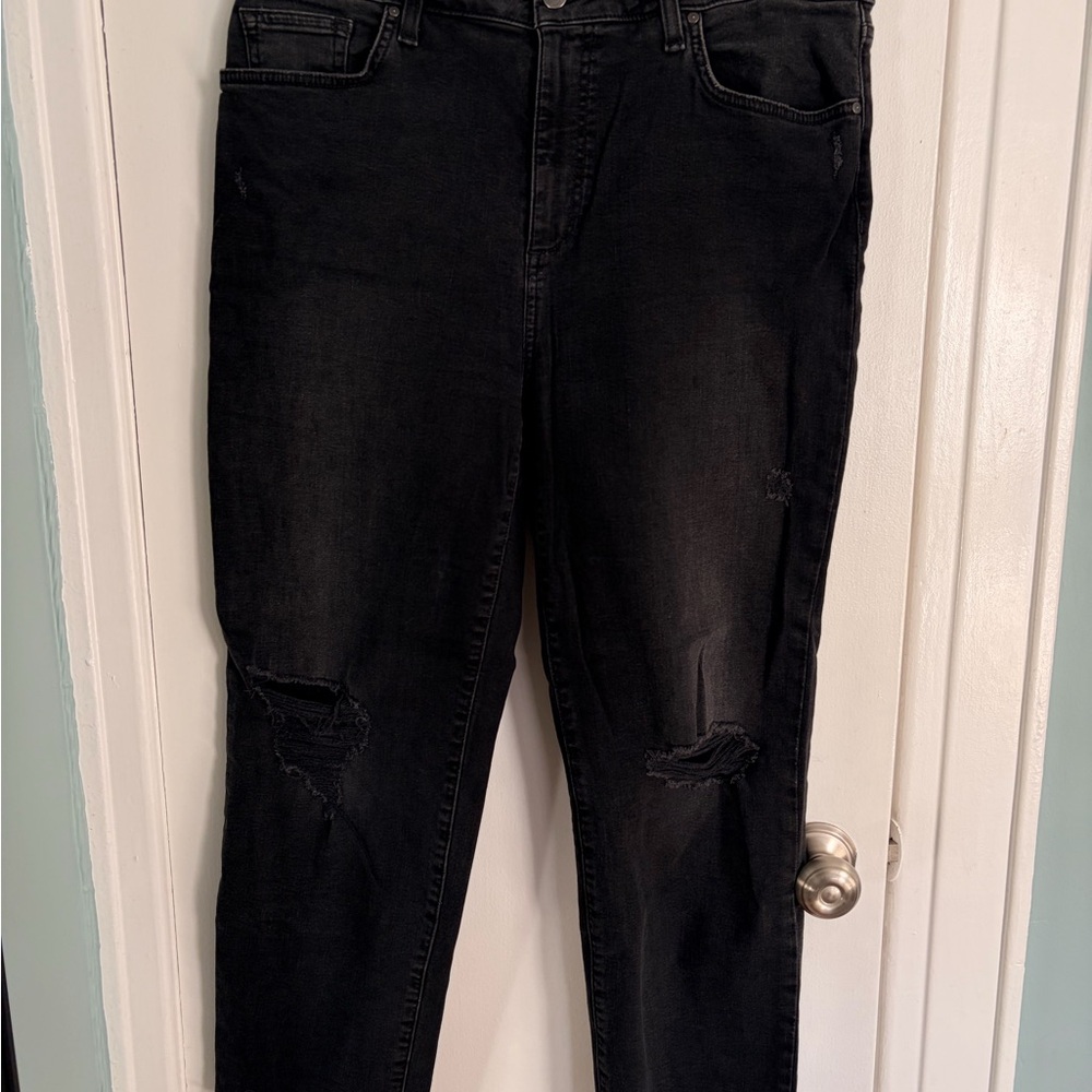 Joe’s Jeans Black Distressed Women’s Jeans - Size 33